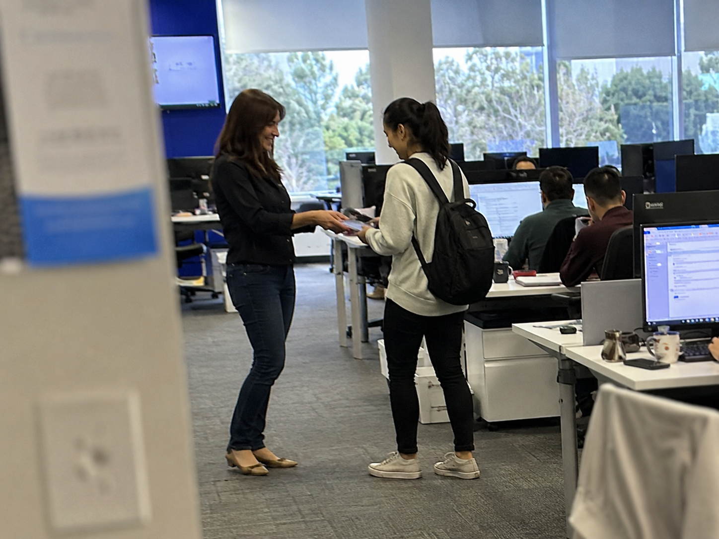 Workplace onboarding session